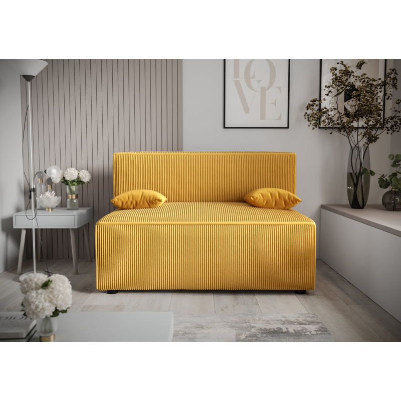 Pohodlná pohovka s úložným prostorem RADANA - žlutá