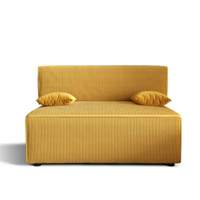 Pohodlná pohovka s úložným prostorem RADANA - žlutá