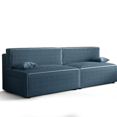 Stylová pohovka s úložným prostorem RADANA - modrá