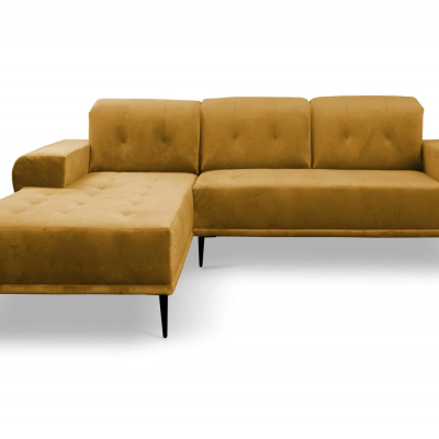 Sedací souprava s polštáři UNKY - hořčicová