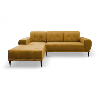 Sedací souprava s polštáři UNKY - hořčicová