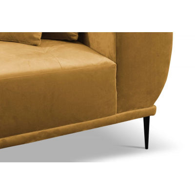 Sedací souprava s polštáři UNKY - hořčicová