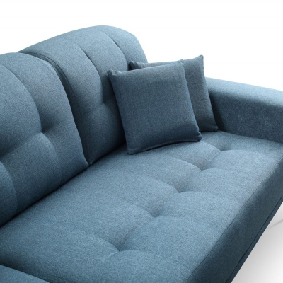 Sedací souprava s polštáři UNKY - modrá