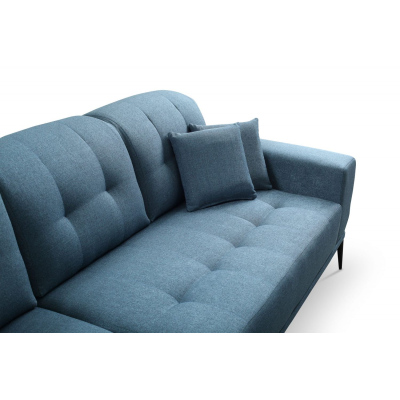 Sedací souprava s polštáři UNKY - modrá