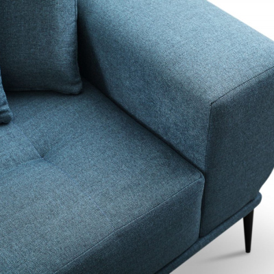 Sedací souprava s polštáři UNKY - modrá