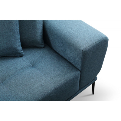 Sedací souprava s polštáři UNKY - modrá