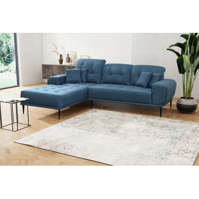 Sedací souprava s polštáři UNKY - modrá