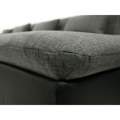 Sedačka do U na každodenní spaní BALTIMORE - bílá