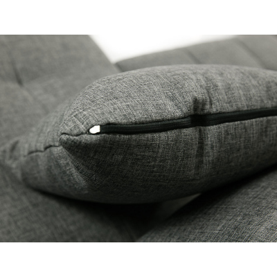 Sedačka do U na každodenní spaní BALTIMORE - bílá