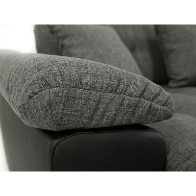 Sedačka do U na každodenní spaní BALTIMORE - bílá