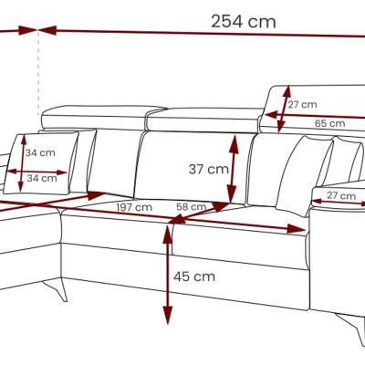 Rozkládací sedací souprava s úložným prostorem RAIWIN MINI - světle šedá 1
