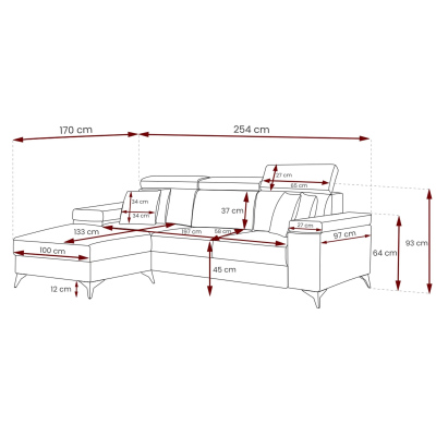 Rozkládací sedací souprava s úložným prostorem RAIWIN MINI - khaki