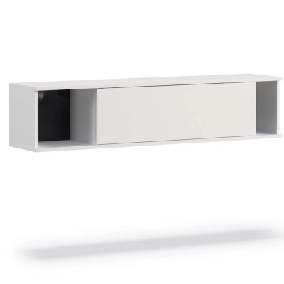 Závěsná police NIXI - bílá