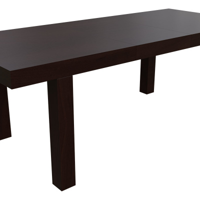 Jídelní set pro 6 osob MOVILE 43 - wenge / bílá ekokůže