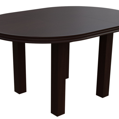 Jídelní set s kulatým stolem MOVILE 36 - ořech / hnědý