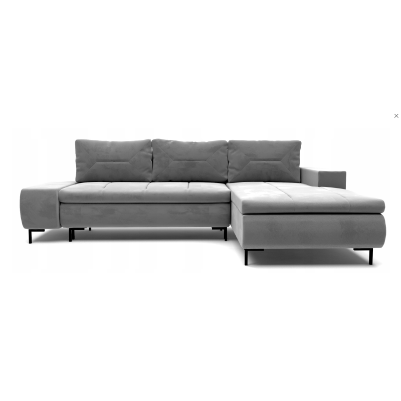 Rozkládací sedací souprava PROKOP - šedá