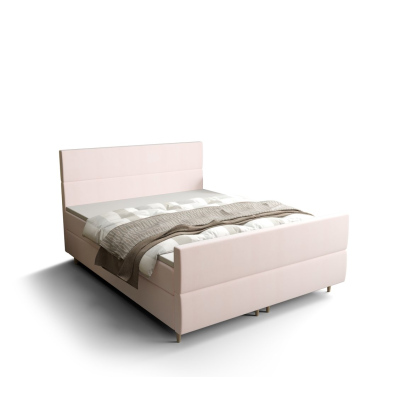Kontinentální manželská postel ANGELES PLUS - 180x200, růžová