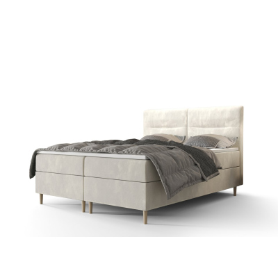 Americká manželská postel HENNI - 180x200, béžová