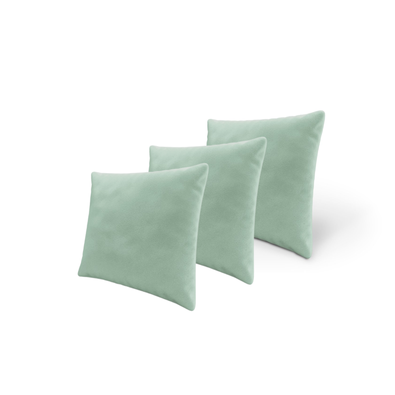 Set tří dekorativních polštářů ZANE - světlý zelený 1