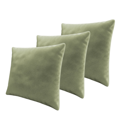 Set tří dekorativních polštářů ZANE - světlý zelený 2