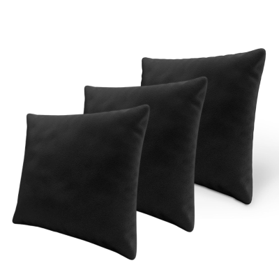 Set tří dekorativních polštářů ZANE - černý 1