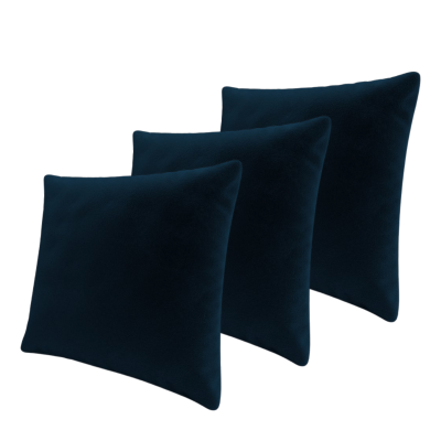 Set tří dekorativních polštářů ZANE - tmavý modrý 1
