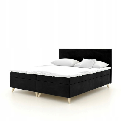 Čalouněná postel BLAIRE - 160x200, černá
