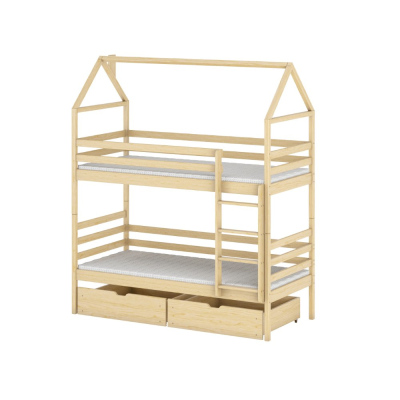 Patrová postel LEANA - 90x190, borovice