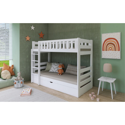Dětská patrová postel ALLA - 80x180, borovice