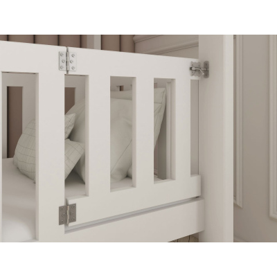 Patrová postel s úložným prostorem EVANTIA - 80x180, borovice