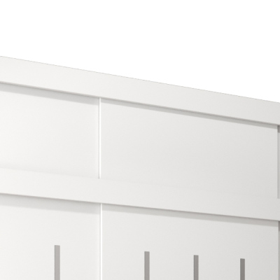 Nástavec k šatní skříni s posuvnými dveřmi 250 v barvě bílé