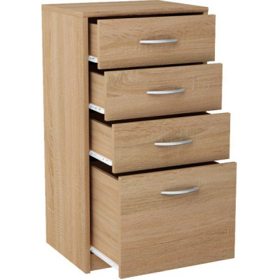 Úzká šuplíková komoda IBOJA - dub sonoma