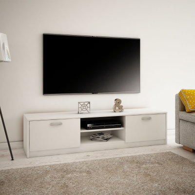 Televizní stolek SILVIO 1 - bílý