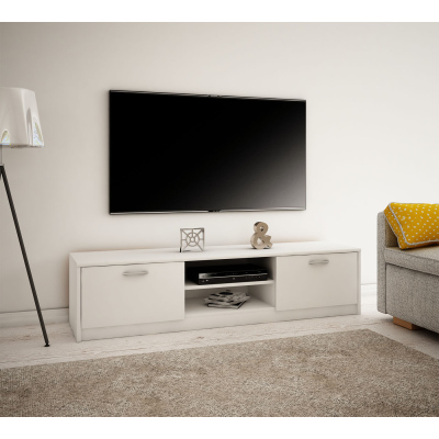 Televizní stolek SILVIO 1 - bílý