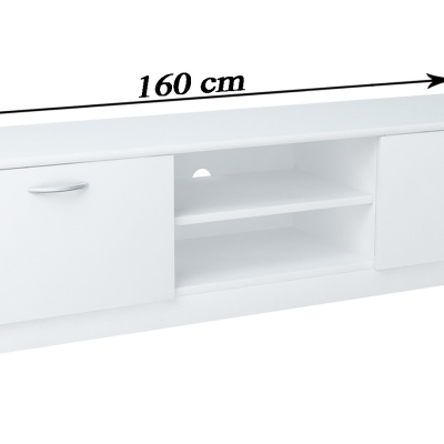 Televizní stolek SILVIO 1 - bílý