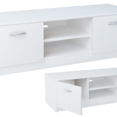 Televizní stolek SILVIO 2 - bílý
