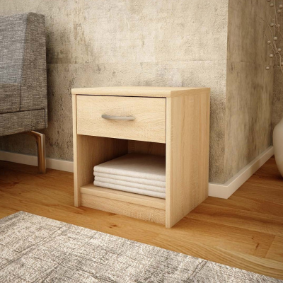 Noční stolek LUAN - dub sonoma
