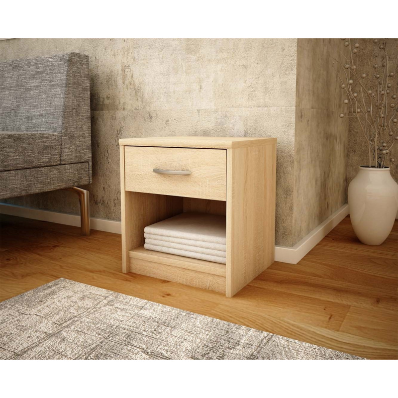 Noční stolek LUAN - dub sonoma