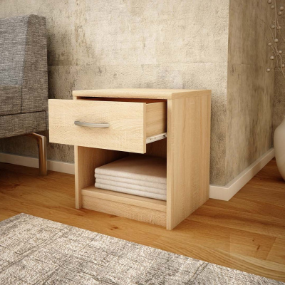 Noční stolek LUAN - dub sonoma