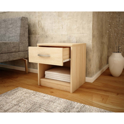 Noční stolek LUAN - dub sonoma