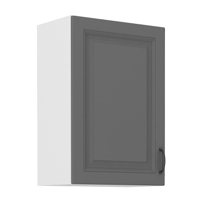 Horní kuchyňská skříňka SOPHIA - šířka 50 cm, šedá / bílá