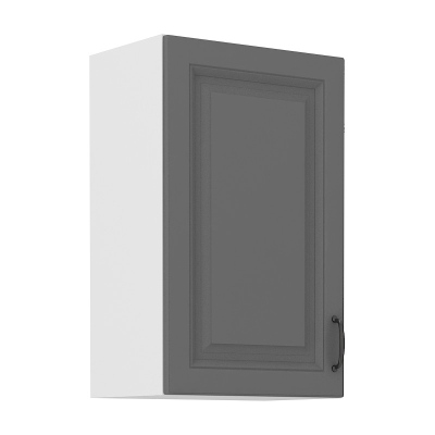 Horní kuchyňská skříňka SOPHIA - šířka 45 cm, šedá / bílá
