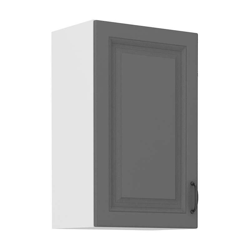 Horní kuchyňská skříňka SOPHIA - šířka 45 cm, šedá / bílá