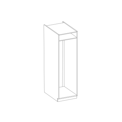 Skříň na vestavnou lednici SOPHIA - šířka 60 cm, šedá / bílá