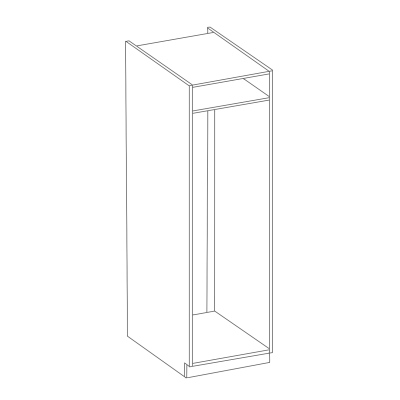 Skříň na vestavnou lednici SOPHIA - šířka 60 cm, světle šedá / dub artisan