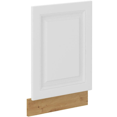 Dvířka pro vestavnou myčku SOPHIA - 45x57 cm, bílá / dub artisan