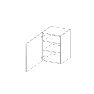 Horní kuchyňská skříňka LAILI - šířka 50 cm, bílá