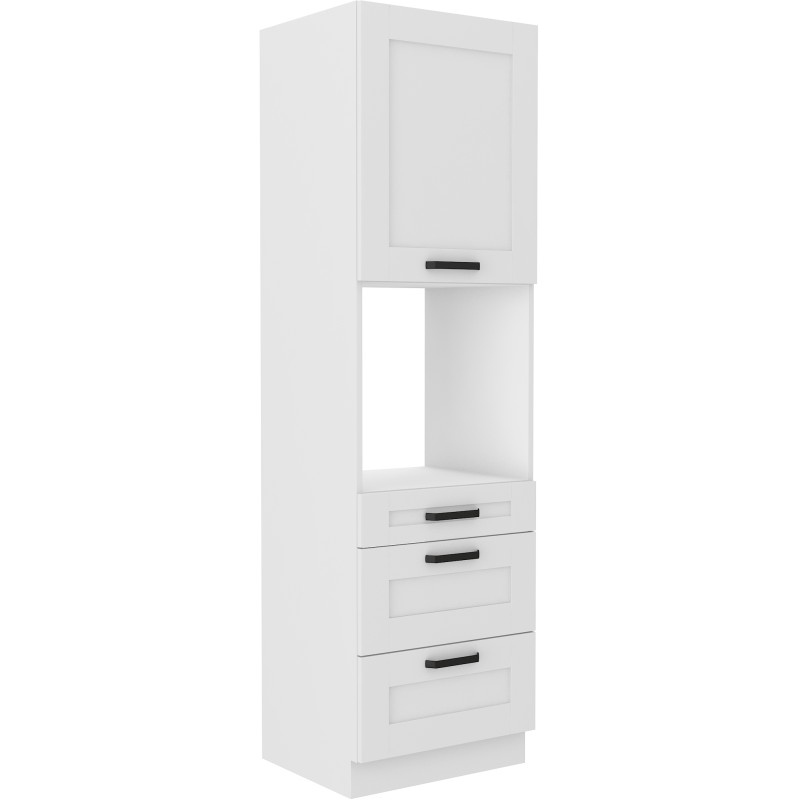 Kuchyňská skříň na vestavnou troubu se šuplíky LAILI - šířka 60 cm, bílá