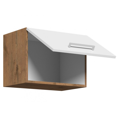 Digestořová skříňka VANYA - šířka 50 cm, matera / dub lancelot