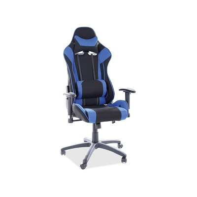 Herní židle VAJA - černá / modrá